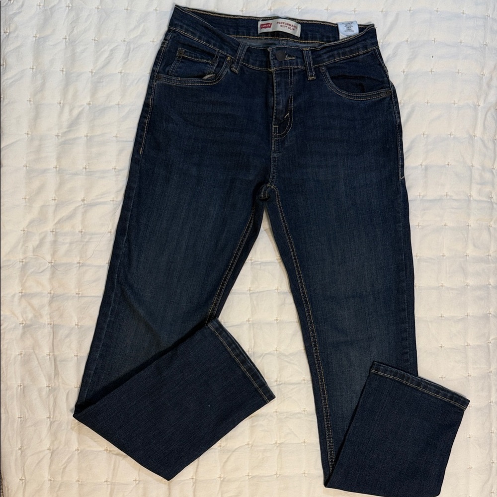 Levi's Dark Blue Slim Jeans for boys